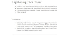 Toner Wardah Lightening – Langkah Pertama Untuk Kulit Sekata